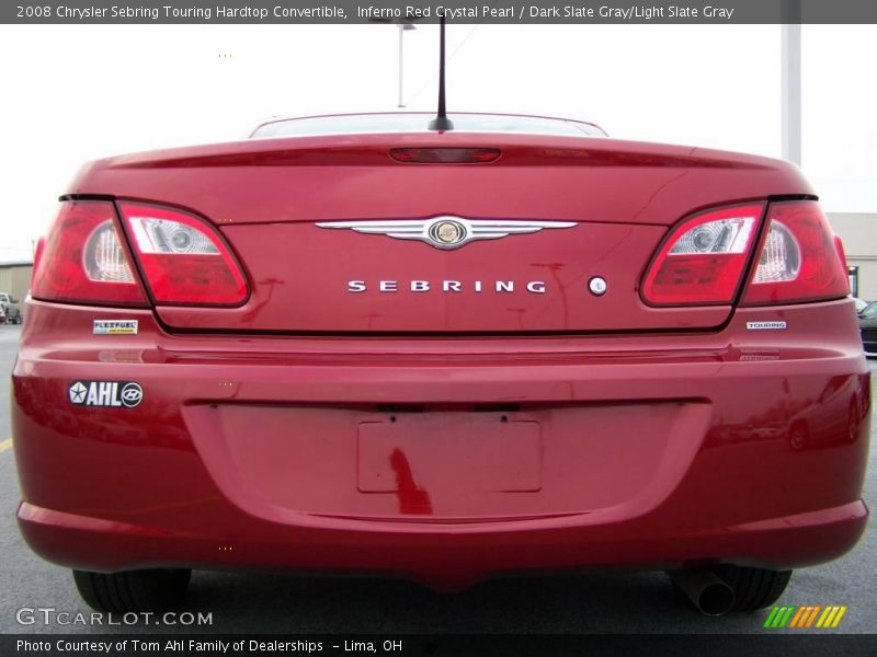 Inferno Red Crystal Pearl / Dark Slate Gray/Light Slate Gray 2008 Chrysler Sebring Touring Hardtop Convertible