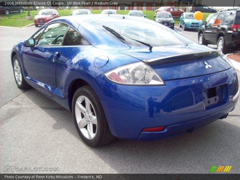 UV Blue Pearl / Medium Gray 2006 Mitsubishi Eclipse GS Coupe