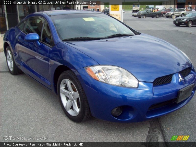 UV Blue Pearl / Medium Gray 2006 Mitsubishi Eclipse GS Coupe