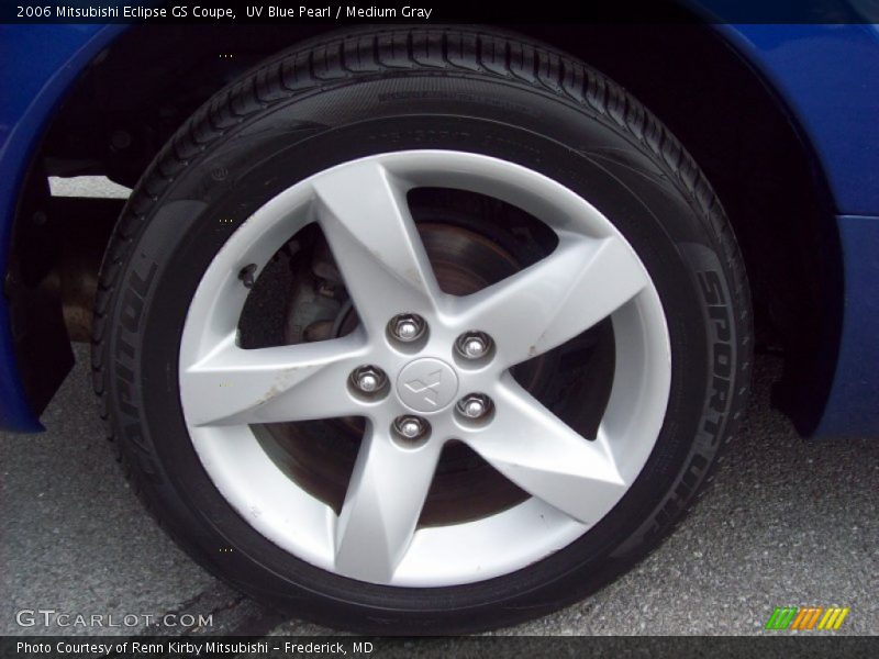 UV Blue Pearl / Medium Gray 2006 Mitsubishi Eclipse GS Coupe