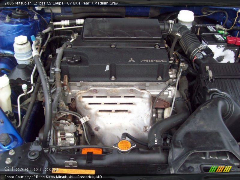 UV Blue Pearl / Medium Gray 2006 Mitsubishi Eclipse GS Coupe