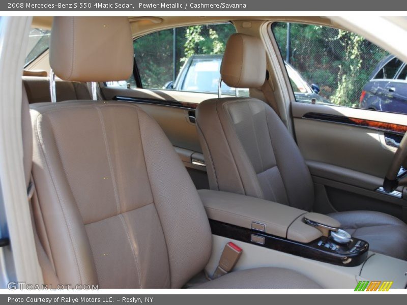 Pewter Metallic / Cashmere/Savanna 2008 Mercedes-Benz S 550 4Matic Sedan