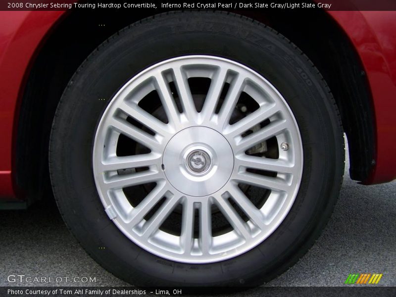 Inferno Red Crystal Pearl / Dark Slate Gray/Light Slate Gray 2008 Chrysler Sebring Touring Hardtop Convertible