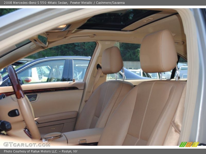 Pewter Metallic / Cashmere/Savanna 2008 Mercedes-Benz S 550 4Matic Sedan