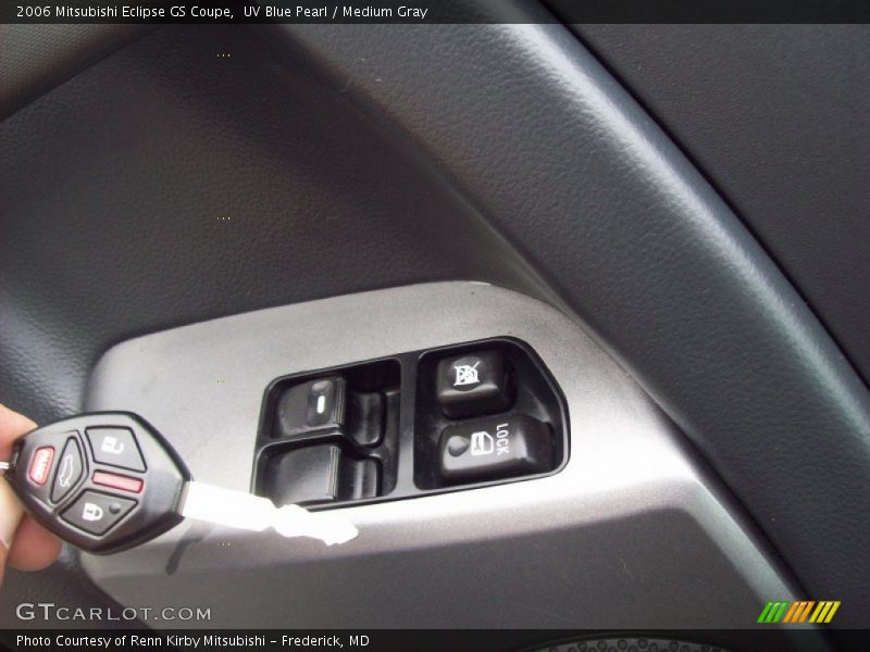 UV Blue Pearl / Medium Gray 2006 Mitsubishi Eclipse GS Coupe