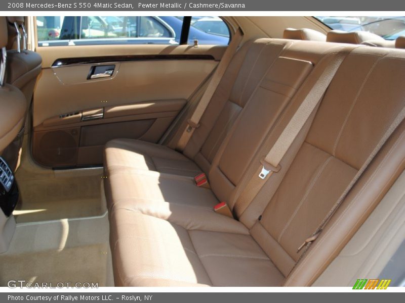 Pewter Metallic / Cashmere/Savanna 2008 Mercedes-Benz S 550 4Matic Sedan
