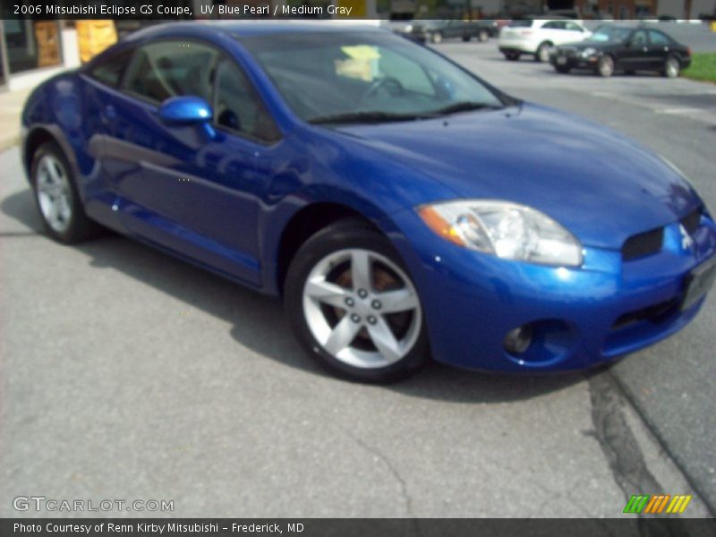 UV Blue Pearl / Medium Gray 2006 Mitsubishi Eclipse GS Coupe