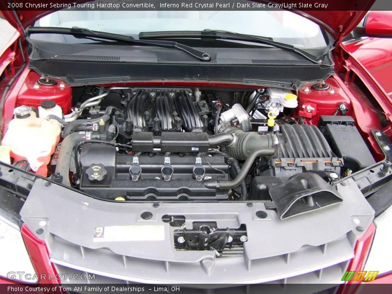 Inferno Red Crystal Pearl / Dark Slate Gray/Light Slate Gray 2008 Chrysler Sebring Touring Hardtop Convertible
