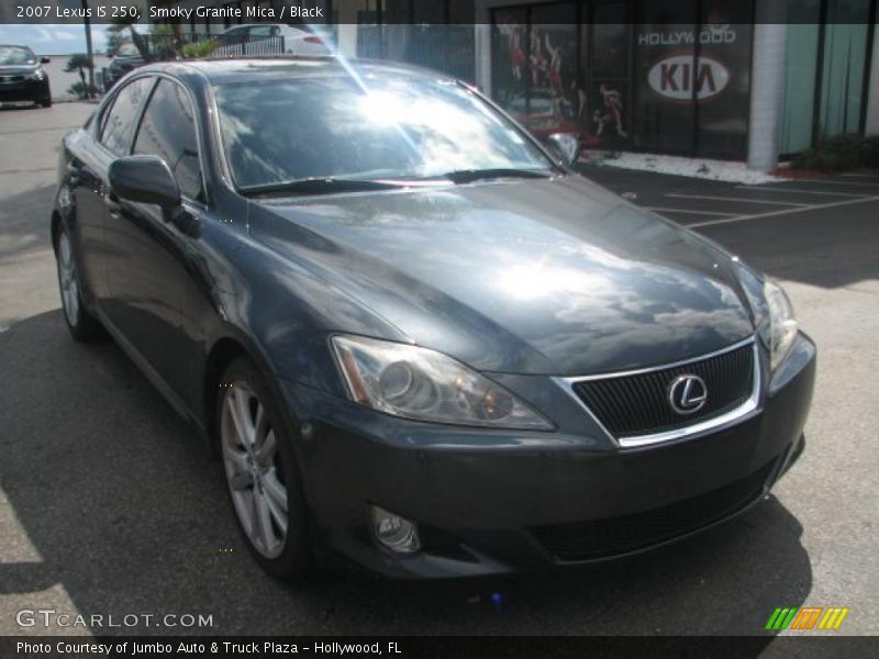 Smoky Granite Mica / Black 2007 Lexus IS 250