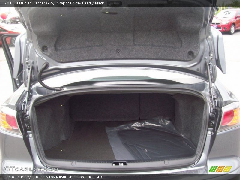 Graphite Gray Pearl / Black 2011 Mitsubishi Lancer GTS