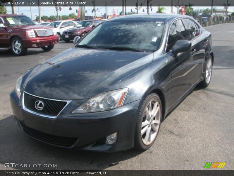 Smoky Granite Mica / Black 2007 Lexus IS 250