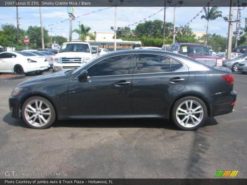 Smoky Granite Mica / Black 2007 Lexus IS 250