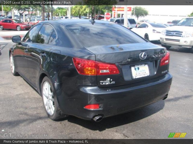 Smoky Granite Mica / Black 2007 Lexus IS 250