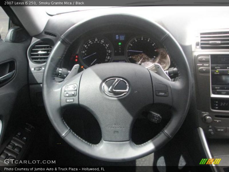 Smoky Granite Mica / Black 2007 Lexus IS 250