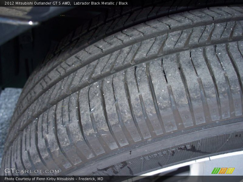 Labrador Black Metallic / Black 2012 Mitsubishi Outlander GT S AWD