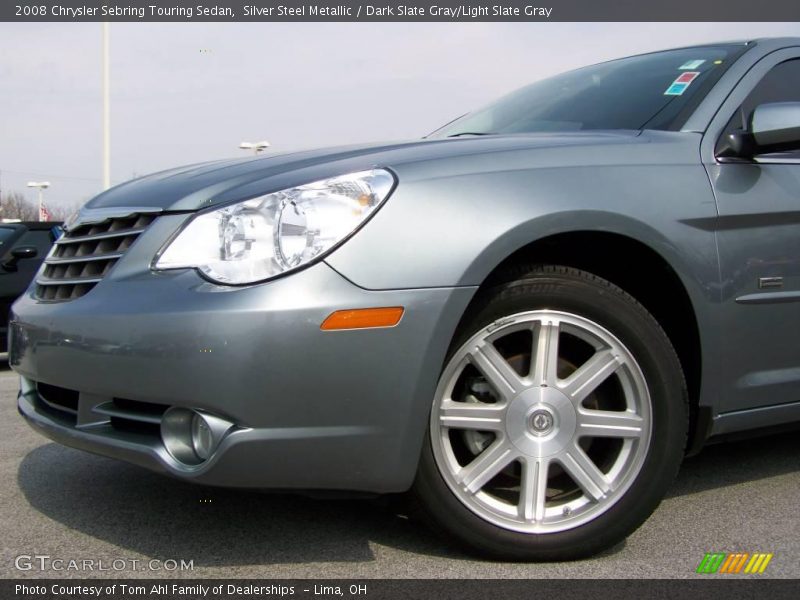 Silver Steel Metallic / Dark Slate Gray/Light Slate Gray 2008 Chrysler Sebring Touring Sedan