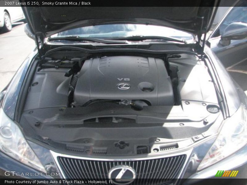 Smoky Granite Mica / Black 2007 Lexus IS 250