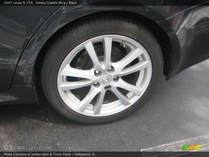 Smoky Granite Mica / Black 2007 Lexus IS 250