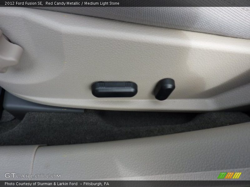 Red Candy Metallic / Medium Light Stone 2012 Ford Fusion SE