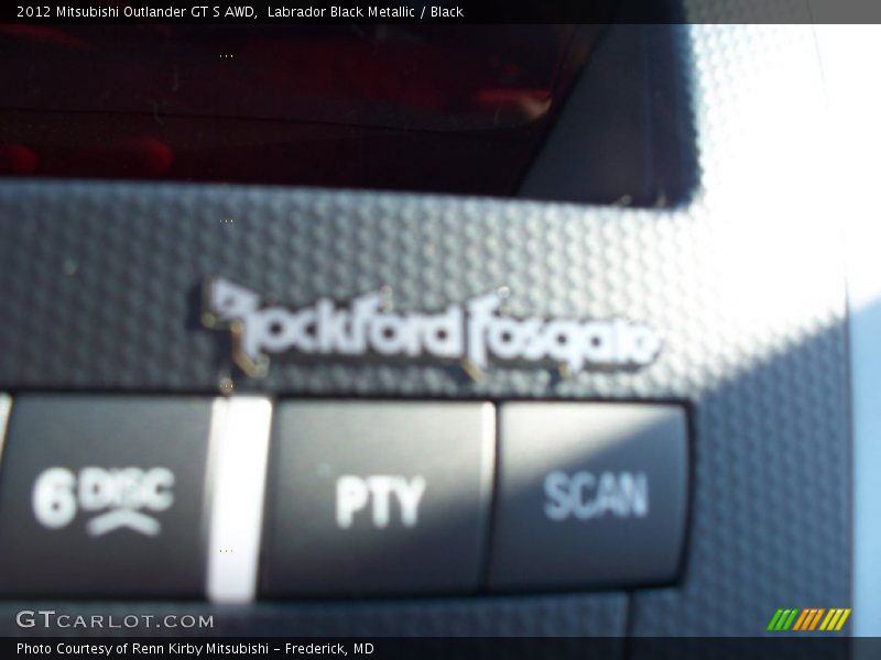 Labrador Black Metallic / Black 2012 Mitsubishi Outlander GT S AWD