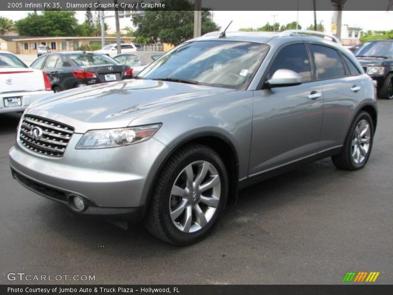 Diamond Graphite Gray / Graphite 2005 Infiniti FX 35