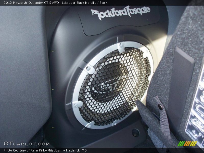 Labrador Black Metallic / Black 2012 Mitsubishi Outlander GT S AWD