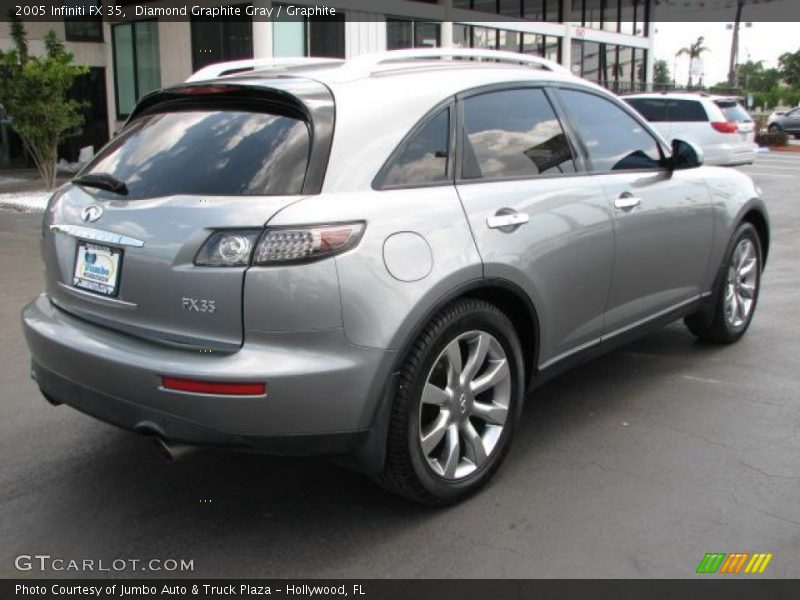 Diamond Graphite Gray / Graphite 2005 Infiniti FX 35