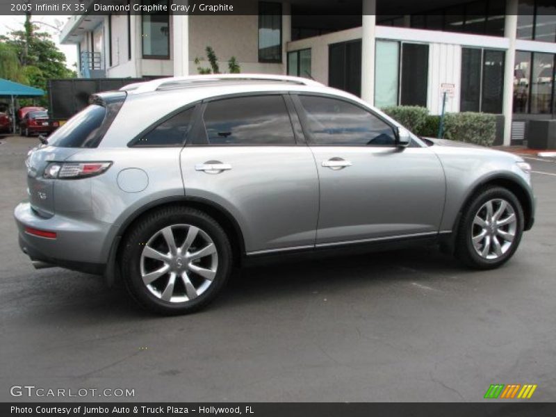 Diamond Graphite Gray / Graphite 2005 Infiniti FX 35