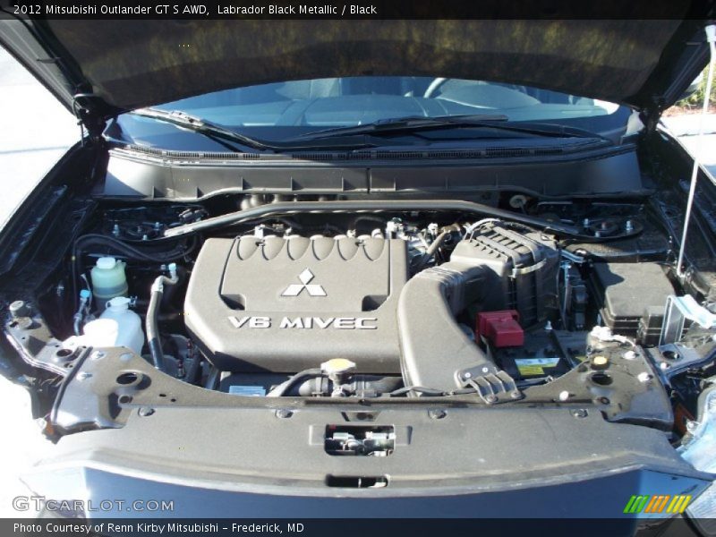 Labrador Black Metallic / Black 2012 Mitsubishi Outlander GT S AWD