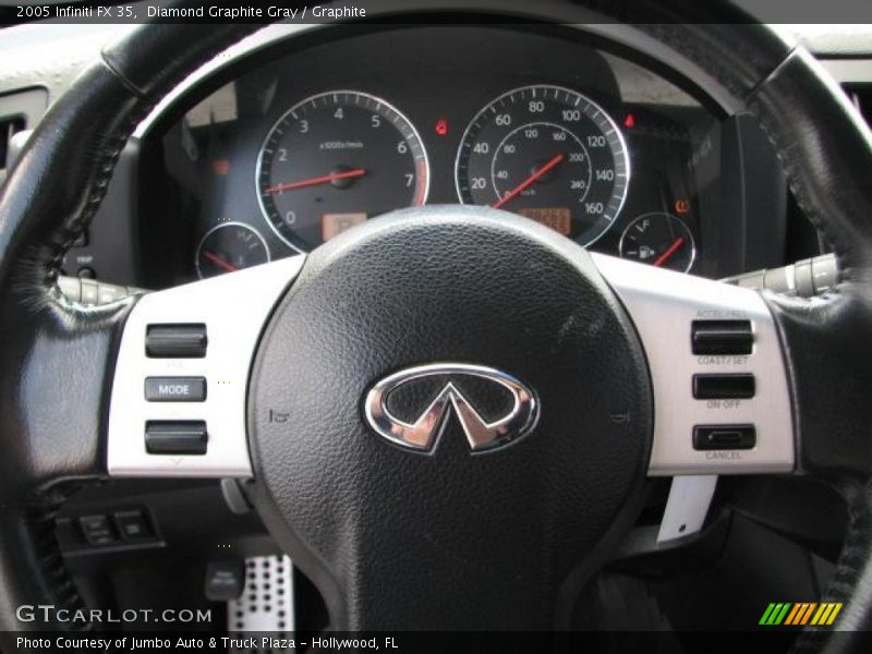 Diamond Graphite Gray / Graphite 2005 Infiniti FX 35