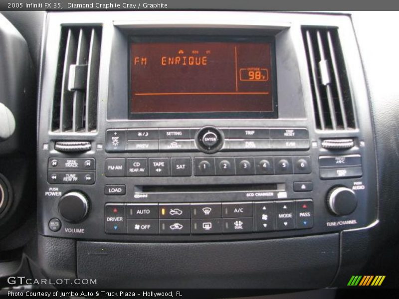 Diamond Graphite Gray / Graphite 2005 Infiniti FX 35