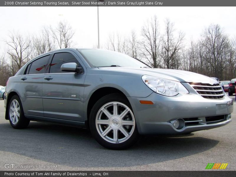 Silver Steel Metallic / Dark Slate Gray/Light Slate Gray 2008 Chrysler Sebring Touring Sedan