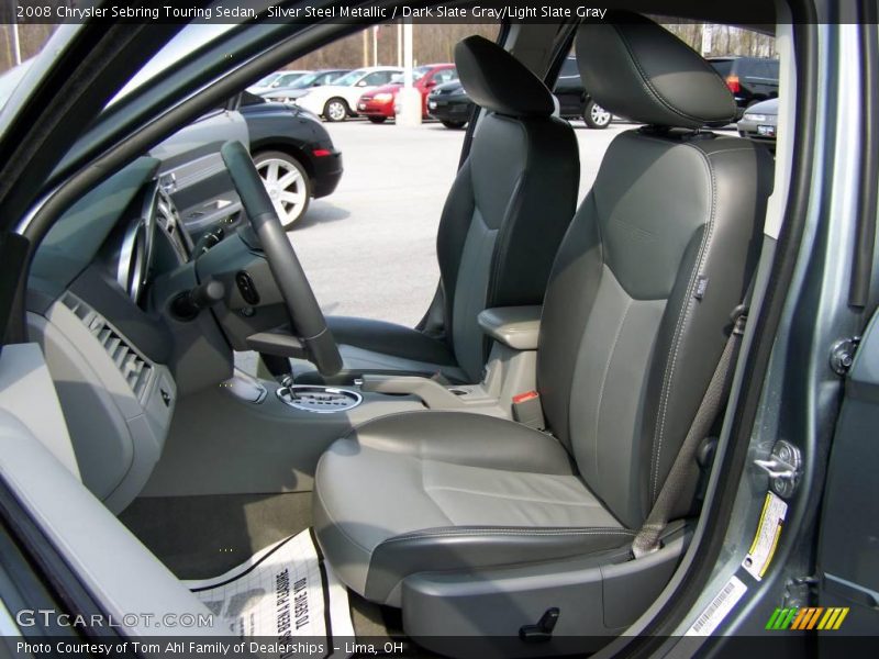 Silver Steel Metallic / Dark Slate Gray/Light Slate Gray 2008 Chrysler Sebring Touring Sedan