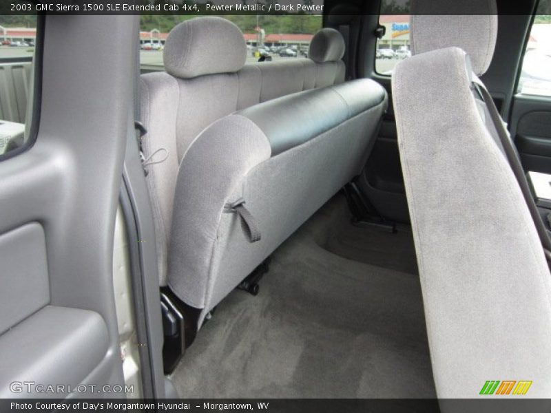 Pewter Metallic / Dark Pewter 2003 GMC Sierra 1500 SLE Extended Cab 4x4