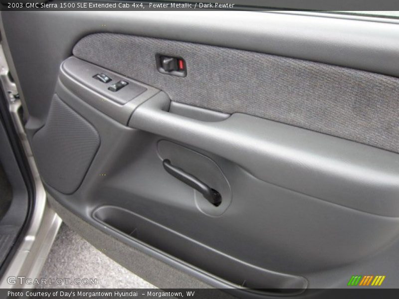 Pewter Metallic / Dark Pewter 2003 GMC Sierra 1500 SLE Extended Cab 4x4