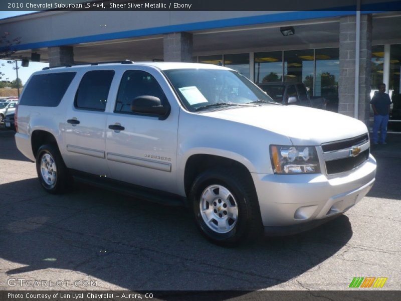 Sheer Silver Metallic / Ebony 2010 Chevrolet Suburban LS 4x4