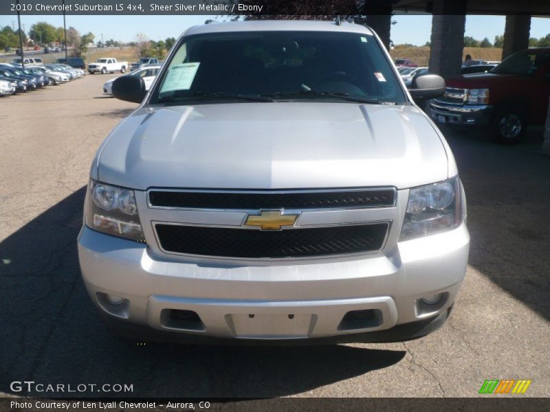 Sheer Silver Metallic / Ebony 2010 Chevrolet Suburban LS 4x4