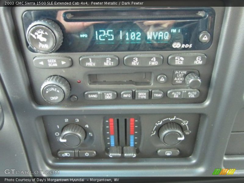 Audio System of 2003 Sierra 1500 SLE Extended Cab 4x4