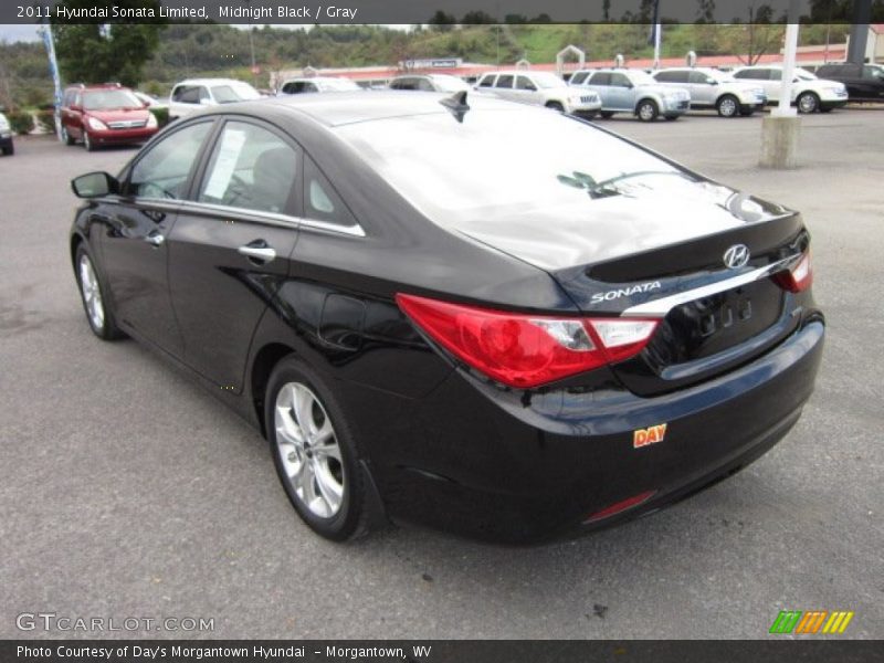 Midnight Black / Gray 2011 Hyundai Sonata Limited