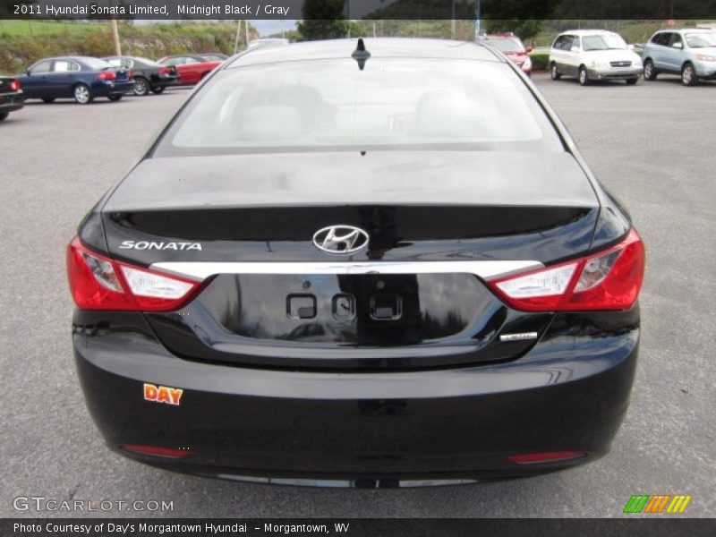 Midnight Black / Gray 2011 Hyundai Sonata Limited
