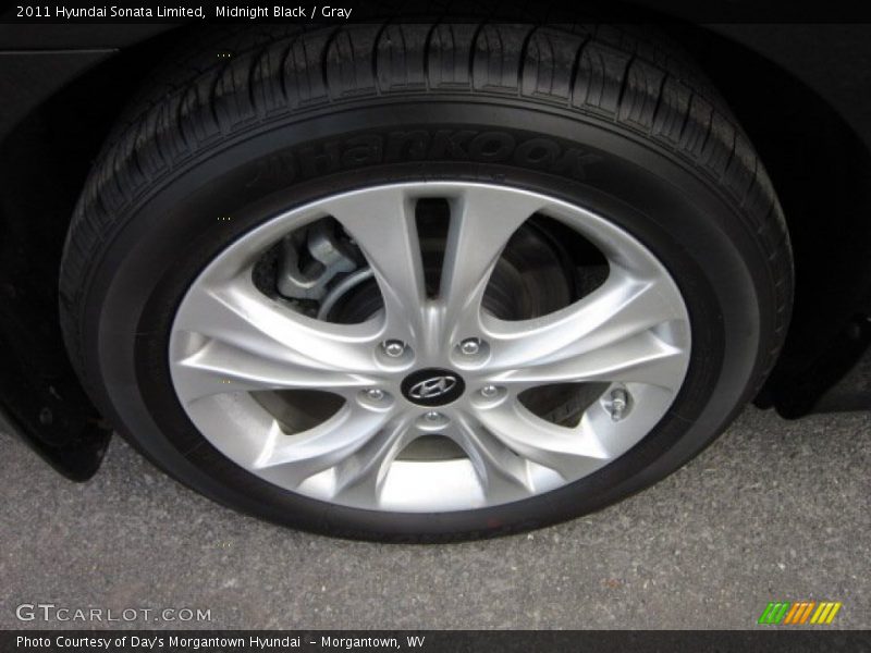 Midnight Black / Gray 2011 Hyundai Sonata Limited