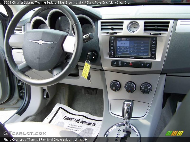 Silver Steel Metallic / Dark Slate Gray/Light Slate Gray 2008 Chrysler Sebring Touring Sedan