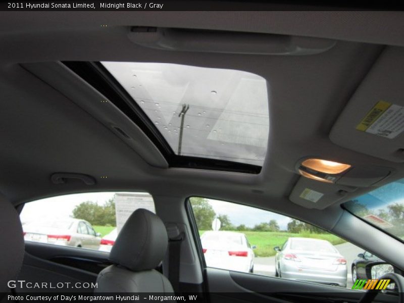 Midnight Black / Gray 2011 Hyundai Sonata Limited