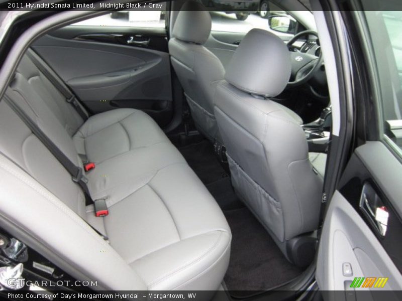 Midnight Black / Gray 2011 Hyundai Sonata Limited