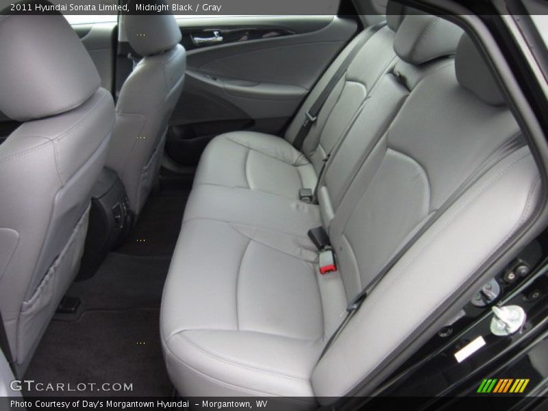 Midnight Black / Gray 2011 Hyundai Sonata Limited