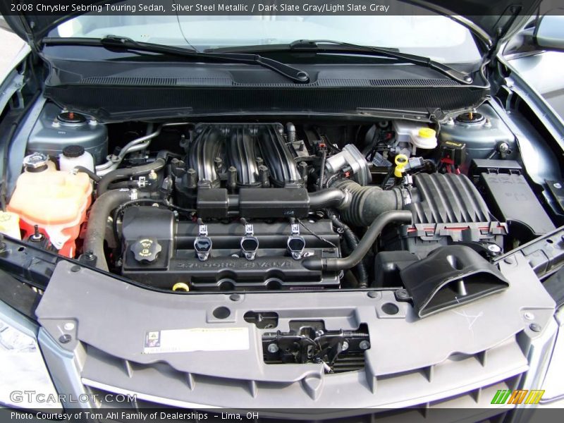Silver Steel Metallic / Dark Slate Gray/Light Slate Gray 2008 Chrysler Sebring Touring Sedan