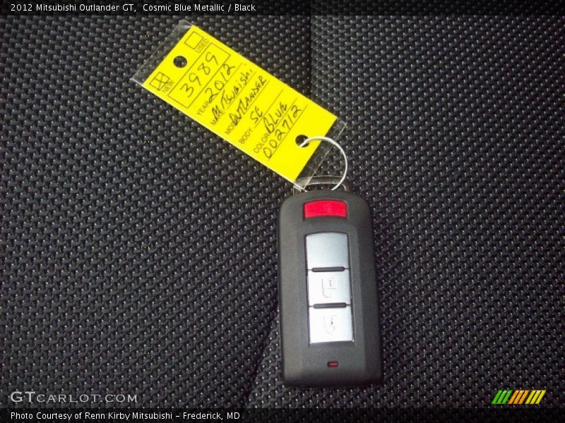 Keys of 2012 Outlander GT