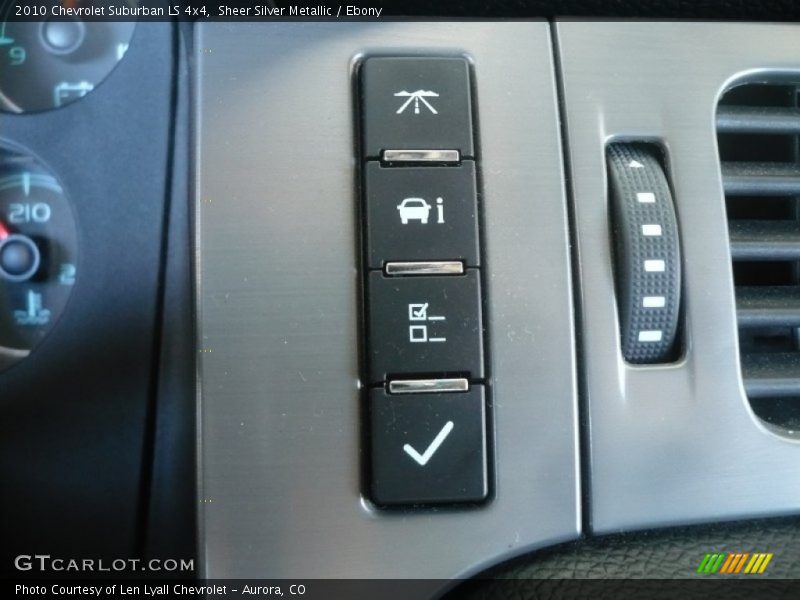 Sheer Silver Metallic / Ebony 2010 Chevrolet Suburban LS 4x4