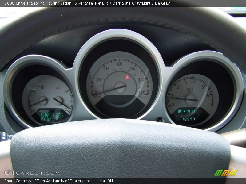 Silver Steel Metallic / Dark Slate Gray/Light Slate Gray 2008 Chrysler Sebring Touring Sedan