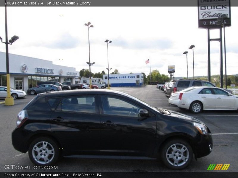 Jet Black Metallic / Ebony 2009 Pontiac Vibe 2.4